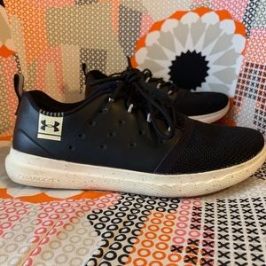 Black athletic shoes